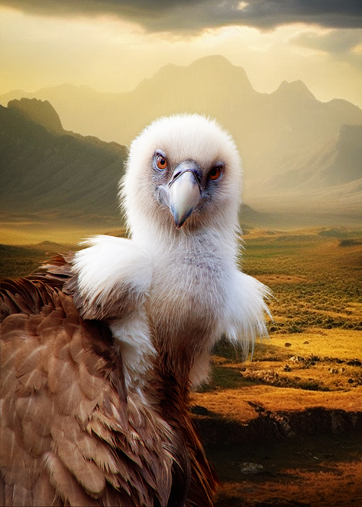 Vale Gier - Griffon Vulture (Dierenpark Amersfoort Feb. 2015)